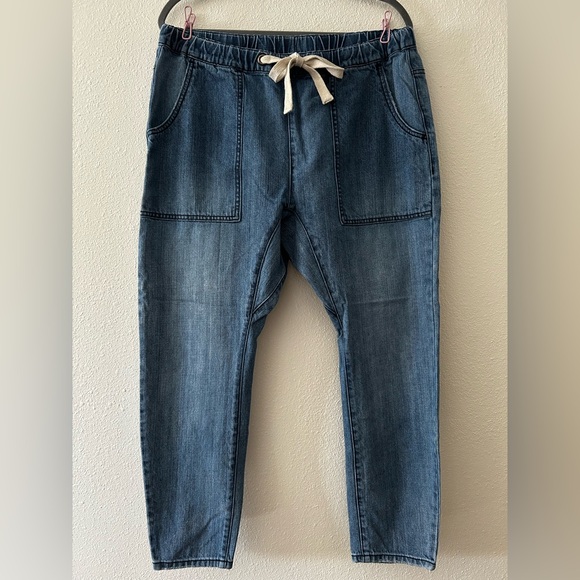One Teaspoon Shabbies Denim Pull-On Jogger Jeans - Picture 1 of 4